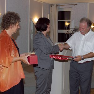 Ehrung von Jürgen Schuck für 40 Jahre Mitgliedschaft