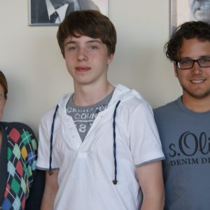 Elena Tritschler, Niklas Dietrich und Simon Schüler