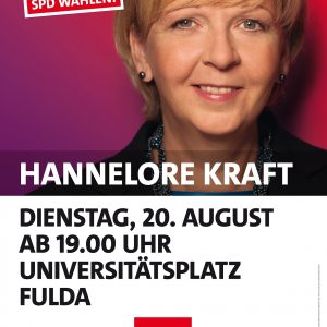Hannelore Kraft (stellv. Parteivorsitzenden und Ministerpräsidentin von Nordrhein Westfalen)