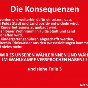Kosequenzen